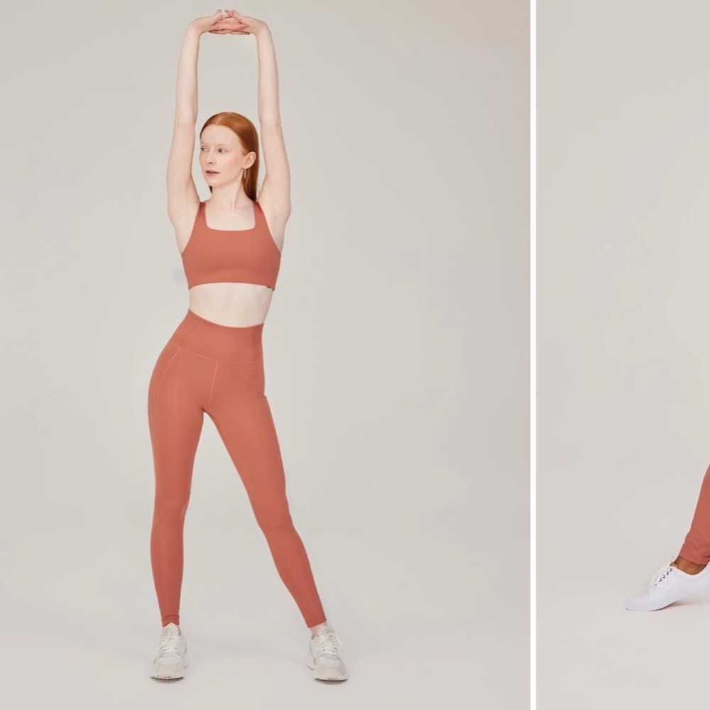 *SOLD* Compressive High Rise Legging in Brick